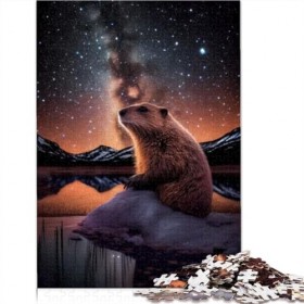 Puzzle Bison coloré 300 pièces pour Adultes Puzzles Amusants pour Adultes Puzzles Jeu éducatif défi Jouet 300 pièces 40x28 c