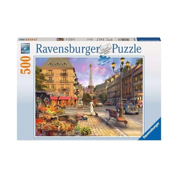 Ravensburger - 14683 3 - Puzzle - Promenade dans Paris - 500 Pièces