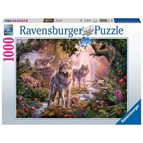 Ravensburger- Wolfsfamilie Im Sommer 15185 – Famille de Loup en été – Puzzle pour Adulte