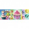 trefl Puzzle Panorama modèle Cupcakes colorés 1000 pièces, 29045, Multicolore