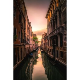 Coucher de Soleil sur la rivière Venise - Puzzle en Bois de 500 pièces - Jeu dactivités Familial