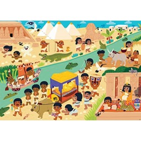 Educa-150 Egypte-Puzzle Happy Learning, 19318, Multicolore