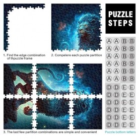 Puzzles pour Adultes Lion du Ciel étoilé pour adultesPuzzles de 1000 pièces Puzzles en Carton pour Adolescents et enfantsPour