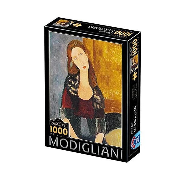 D-Toys Puzzle 1000 pièces : Modigliani - Portrait Hebuterne
