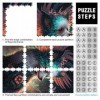 Puzzle pour Adultes Fleur Chien 0 Puzzles de 1000 pièces pour Adultes et Enfants à partir de 12 Ans Puzzles en Carton Jouets 
