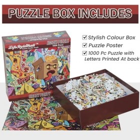 LifeStyleMall Puzzles pour Adultes 1000 pièces - Puzzle Impossible - Puzzles pour adultes - Puzzle adulte - Difficile - Puzzl