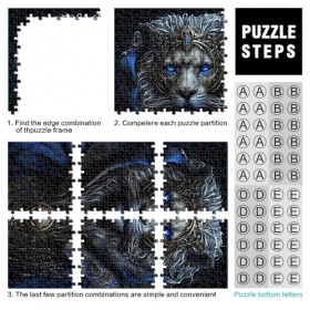 Puzzle Adulte Roi Lion Puzzles 1000 pièces pour Adultes pour Adultes et familles Puzzles en cartonStaycation Kill Time Taille