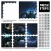 Puzzle Monstre Étoile 1000 pièces Puzzle Jouets pour Adultes et Enfants à partir de 12 Ans Puzzles en Carton Décoration de la