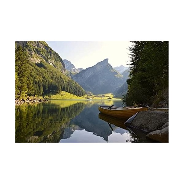 Puzzle 500 Pièces - Puzzles pour Adultes - Puzzles pour Enfants Puzzles en Bois Jeux Puzzles Eau Bleue 500 Pièces pour Adulte