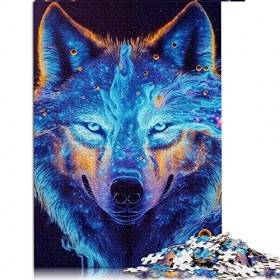 pour Adultes 1000 Pièces Puzzle Loup Puzzle pour Adultes Puzzles en Carton Jouets Éducatifs Taille 26x38cm 