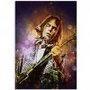 TTbaoz Neil Young Guitarist Affiches Bois Jigs Puzzle 1000 Pièces Jouets Adultes compression38*26cm