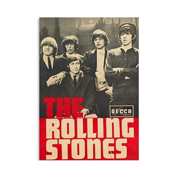 TTbaoz Jigs Puzzle 1000 Pièces Les Rolling Stones Affiches Bois Jouets Adultes Compression   38*26cm