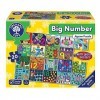 Orchard Toys Big Number Jigsaw Puzzle, 20 Piece 1-20 Educational Puzzle for Kids Ages 3-6, Develops Hand-Eye Coordination