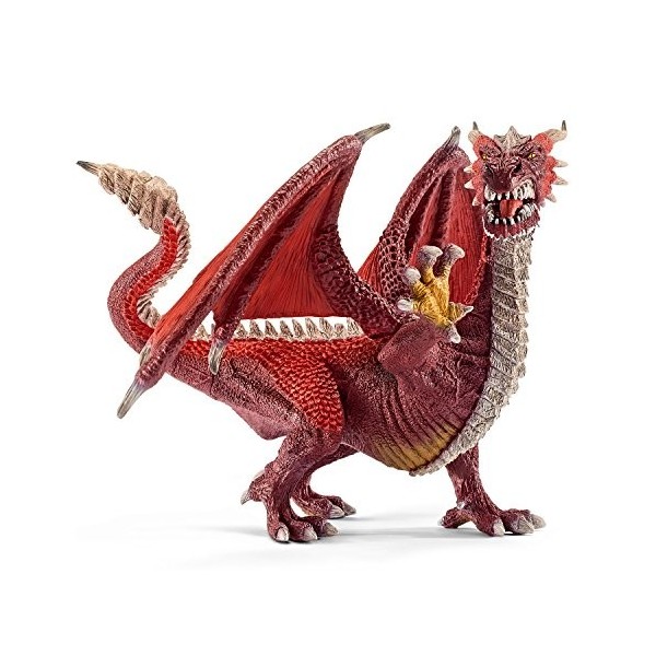 Schleich - 70512 - Figurine Chevalier Et Château - Dragon Guerrier