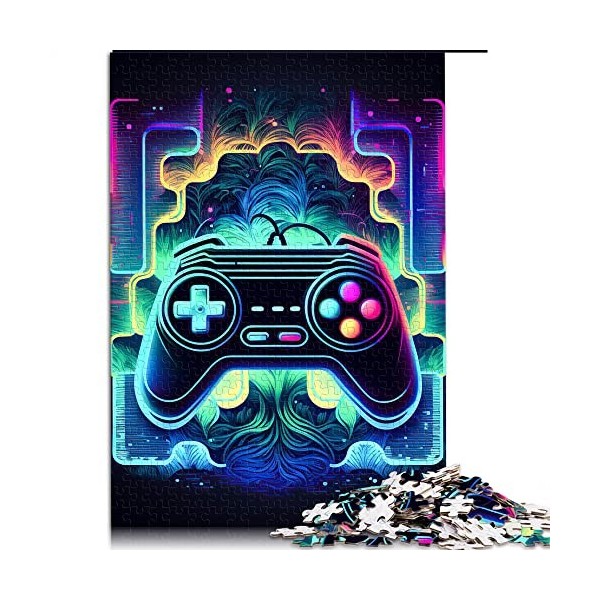 Puzzles 1000 Pièces pour Adultes et Enfants par Neon Game Puzzles pour Adultes Enfants Puzzles en Carton Grands Cadeaux pour 