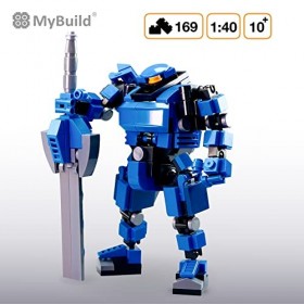 MyBuild Mecha Frame Ensemble de construction de robot bleu Blocs de construction de jouets