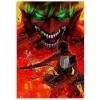 1000 pièces ANI Attack on Titan Jigs Complete Adult Puzzle Cascades Toy for Kids Anniversaire Gifts38 * 26 cm