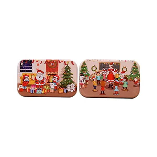 KOMBIUDA 2 Ensembles Puzzles De Noël Scie Sauteuse Casse-tête Éducatif Puzzle Bricolage De Noel Puzzle Éducatif Puzzle Bricol