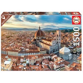 Educa - Florence | Vue de lair dans Un Puzzle de 1500 pièces | Mesure approximative: 85 x 60 cm | Inclut Fix Puzzle pour acc