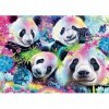 Schmidt Spiele Sheena Pike 58516 Puzzle de Pandas Fleuris Fluo 1000 pièces