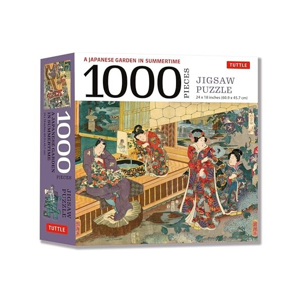A Japanese Garden in Summertime Jigsaw Puzzle - 1000 Pieces/Anglais