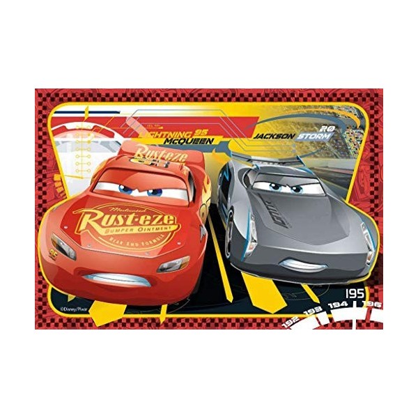 Ravensburger- Pixar Puzzle-Cars 3-2 x 24 Pièces, 07816