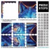 pour Adultes 1000 Pièces Puzzle Loup Puzzle pour Adultes Puzzles en Carton Jouets Éducatifs Taille 26x38cm 