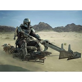 Series,The Mandalorian lenticular piezas Does Not Apply The Mandalorian Speeder Puzzle lenticulaire 500 pièces, 32643, Multic