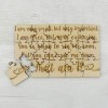 What Am I? Baby Reveal Riddle Puzzle - 15 Piece Basswood Jigsaw Puzzle 5.75" x 3.5" Fun Put Together Surprise Pregnancy Annou