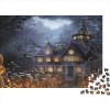Halloween Puzzle pour Adultes Pumpkin Head Puzzle 300 Pièces Difficulté en Enfer Gifts for Loved Ones Unique Décoration Educa