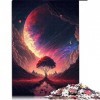 Puzzles pour Adultes1000 Piece Sunset Fantasy Puzzle pour Adultes Puzzles en Carton Décoration de la Maison Taille 26x38cm 