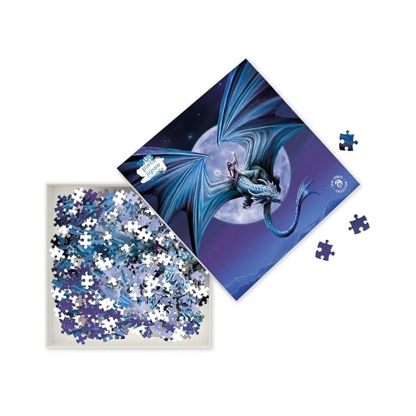 Adult Jigsaw Puzzle Anne Stokes: Moonstone: 1000-Piece Jigsaw Puzzles