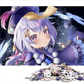 1000 Pièces Puzzle Genshin Impact Qiqi Puzzles pour Adultes Enfants Puzzles en Carton Décompression Intellectuelle Jouet Éduc