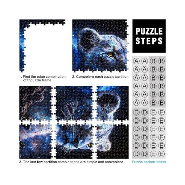 Puzzles pour Adultes Cadeaux Créatures de la Galaxie Puzzle Rigide pour Adultes 1000 pièces pour Adultes et Adolescents à par