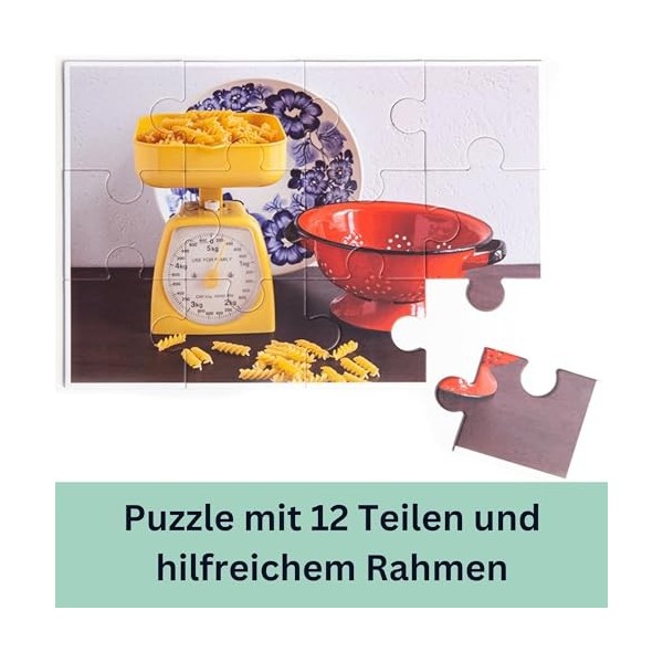 Puzzle Balance de cuisine pour la démence 12 pièces | Activités de la maladie dAlzheimer | Emploi pour les personnes atteint