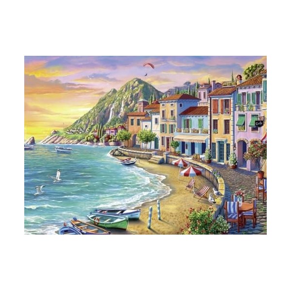 Ravensburger Romantic Sunset 19940 750 Piece Large Pieces Jigsaw Puzzle for Adults, Every Piece is Unique, Softclick Technolo