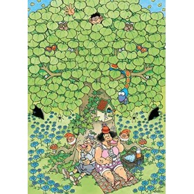 Jumbo- Expert 2-Enjoying a Picnic 500 pièces Haasteren,Puzzle Jigsaw, 20090, Multicolore, Moyen