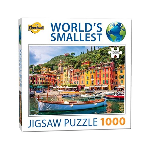 Cheatwell Games 13145 Puzzle Worlds Smallest 1000 Piece Jigsaw Portofino