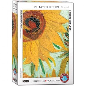Eurographics Eg60005429 Douze Tournesols par Vincent Van Gogh Puzzle 1000 pièces 