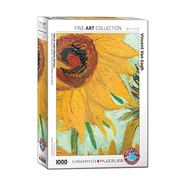 Eurographics Eg60005429 Douze Tournesols par Vincent Van Gogh Puzzle 1000 pièces 
