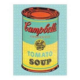 Andy Warhol Soup Can 2-Sided 500 Piece Puzzle