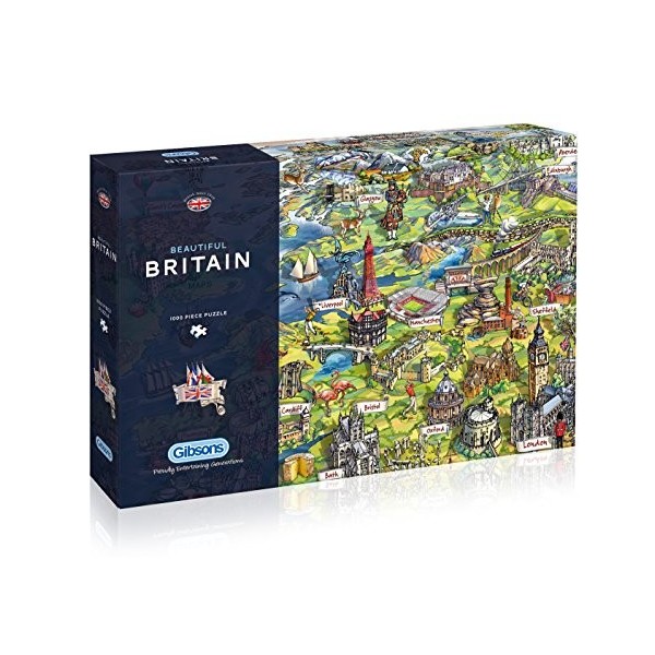 Gibsons Puzzle Beautiful Britain 1000 pièces, G7080