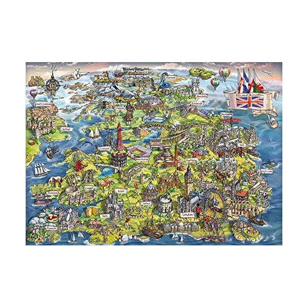 Gibsons Puzzle Beautiful Britain 1000 pièces, G7080