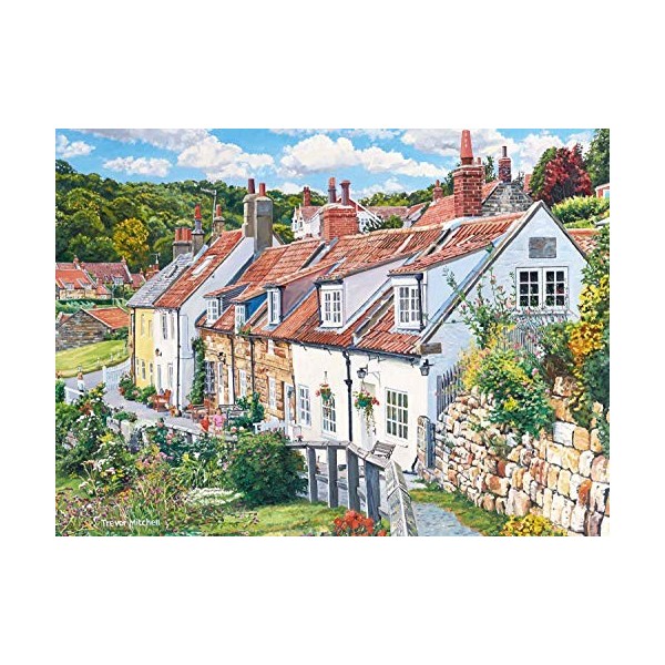 Ravensburger Cosy Cottages No.1 - North Yorkshire 2X 500 Piece Jigsaw Puzzles for Adults & for Kids Age 10 and Up