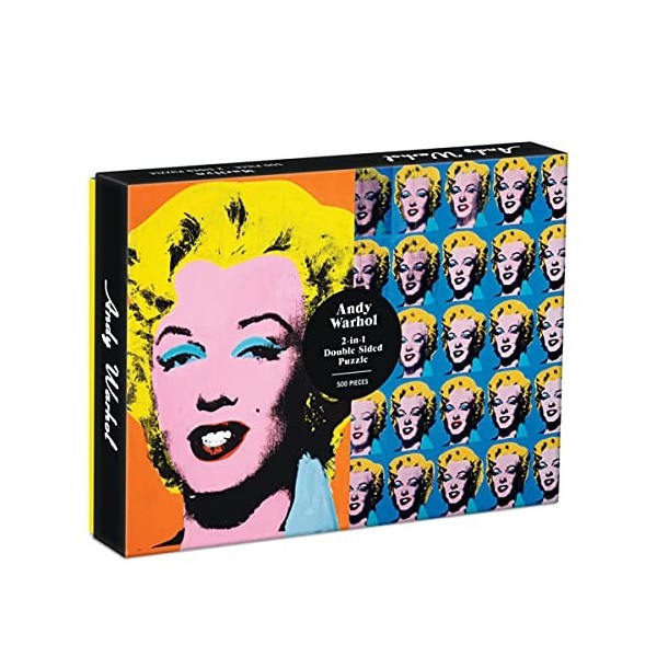 Warhol Marilyn 500 Piece Double Sided Puzzle