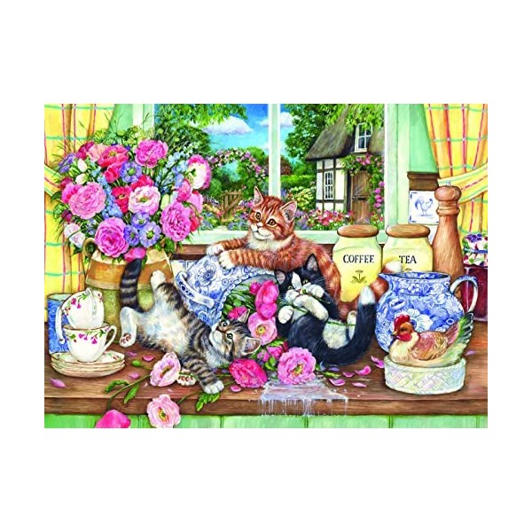 Anatolian/perre Group - Ana.3574 - Puzzle Classique - Kittens in The Kitchen - 500 Pièces