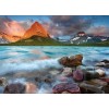 Glacier Sunrise-Puzzle en Bois 300 pièces-Jeu Familial pour Adultes et Adolescents