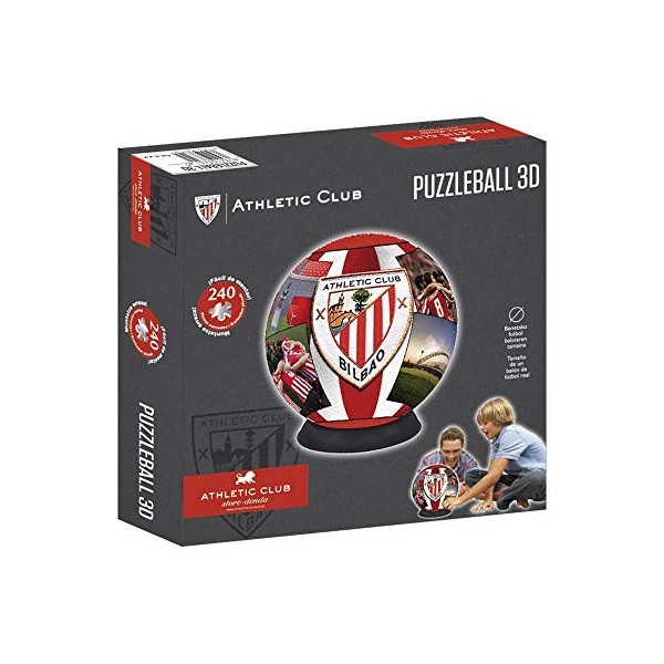 Athletic Club Bilbao Puzzleball Athletic Club Taille Ballon 8,4 63294 , Multicolore, Aucune Eleven Force 1 