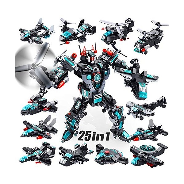 Apitor Robot X - Kit Robot STEM 12 En 1 Programmable - 600 Pièces Pour Enfants 8 Ans Et Plus