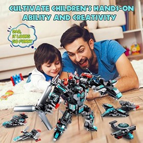 VATOS Robot Stem Jouet 25 en 1 Kit de Construction Briques Bâtiment Bricolage Pédagogique Construction Blocs Jeu de Jouets Éd